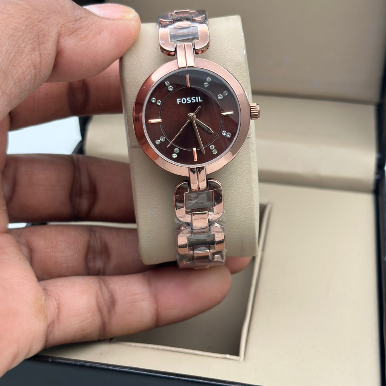 Fossil Stainless Steel Analogue Watch For Women