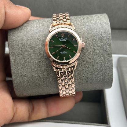 Rolex Metal Chain Premium Watch For Women