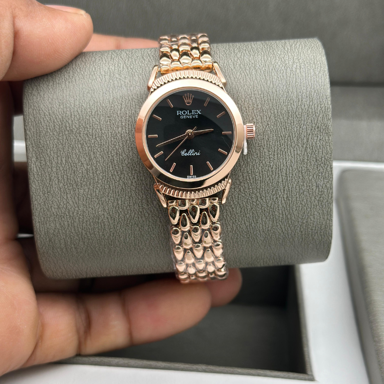 Rolex Metal Chain Premium Watch For Women