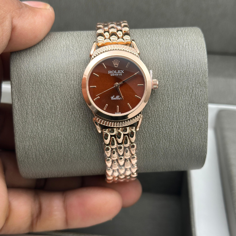 Rolex Metal Chain Premium Watch For Women