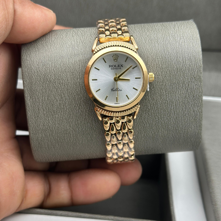 Rolex Metal Chain Premium Watch For Women