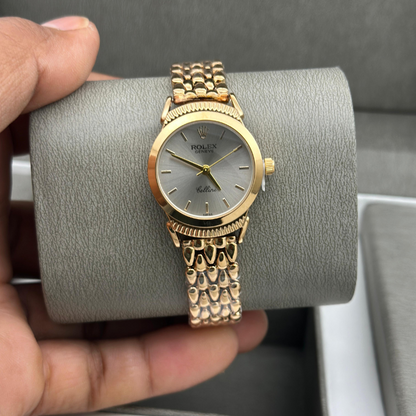 Rolex Metal Chain Premium Watch For Women