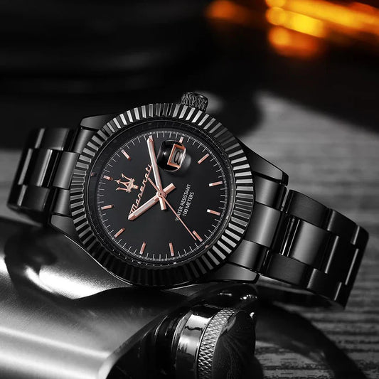 Maserati Competizione Men's Watch with Time and Date Display, Quartz Movement