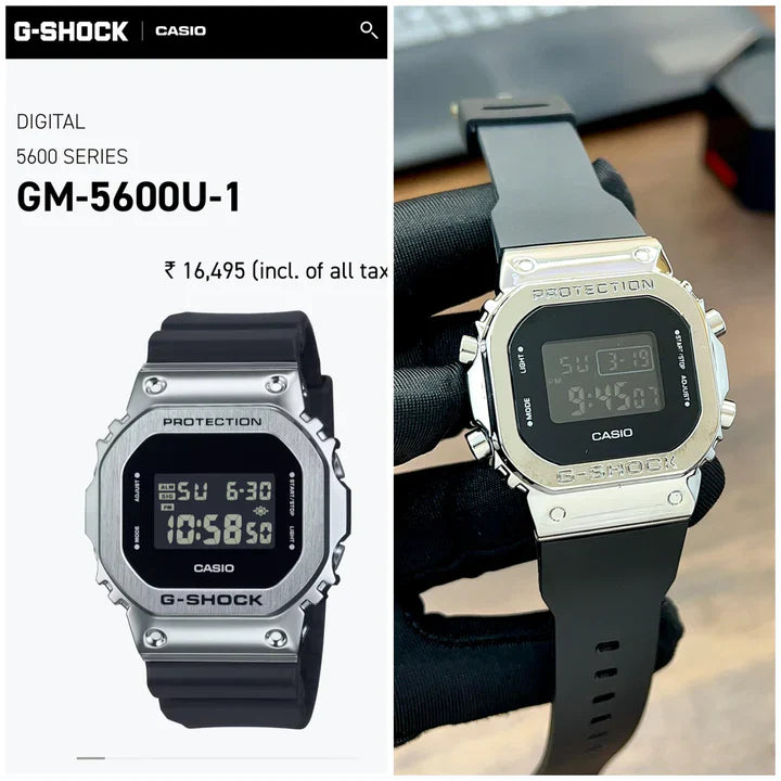 Casio G-Shock G-Steel GM-5600 Black