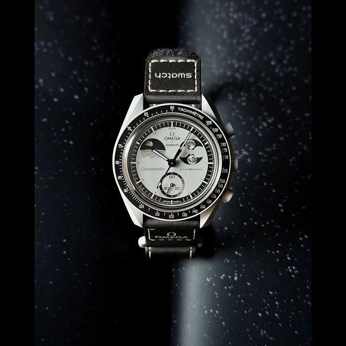 Swatch MoonSwatch Omega Wrist Watch, grey