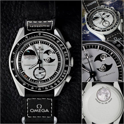 Swatch MoonSwatch Omega Wrist Watch, grey