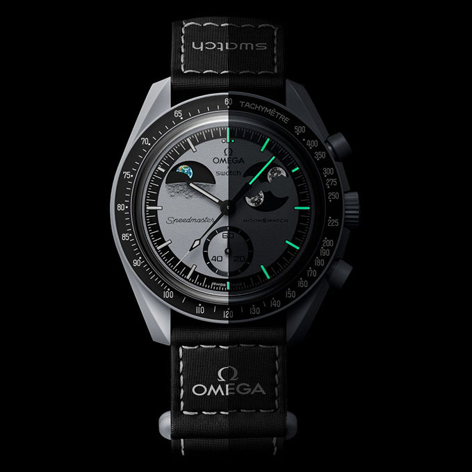 Swatch MoonSwatch Omega Wrist Watch, grey